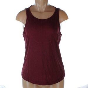 Low Back Maroon Tank Top Medium NWT